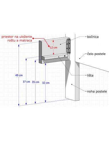 Buková posteľ Romana