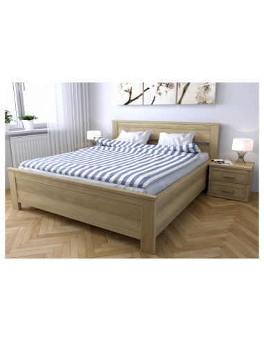 Buková postel Laura s úložným priestorom